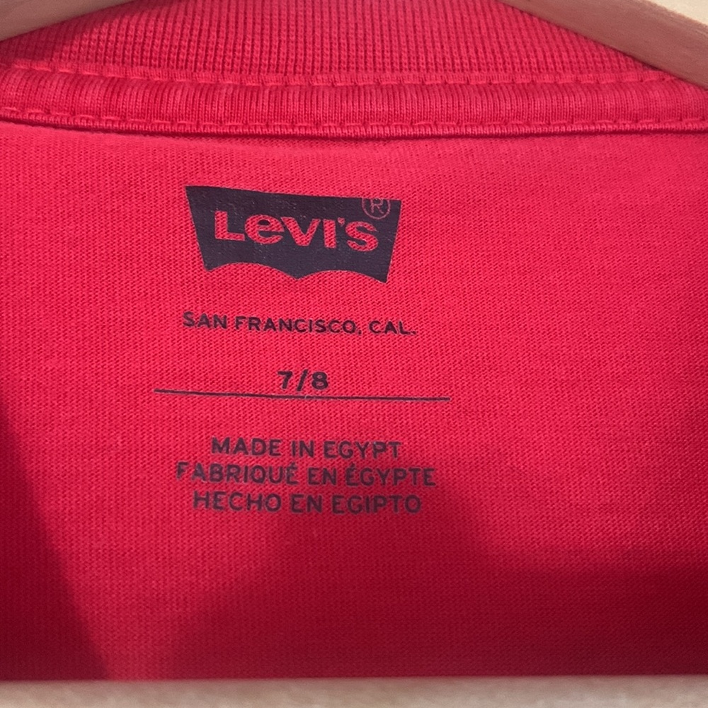2 pack Boys 7/8 Levi’s Logo T-Shirts - Picture 8 of 11